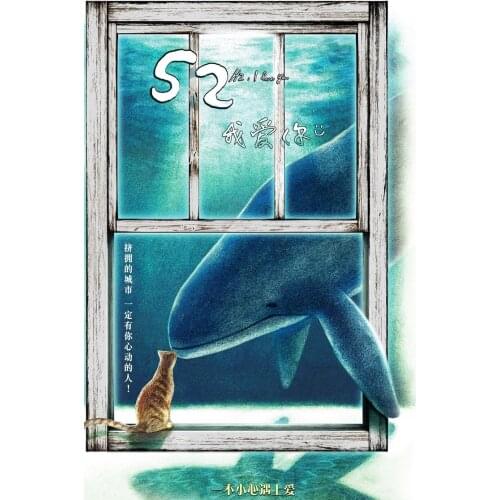 Dolphin Cat The wooden puzzle 1000 pieces ersion paper jigsaw puzzle white card adult childrens educational toys