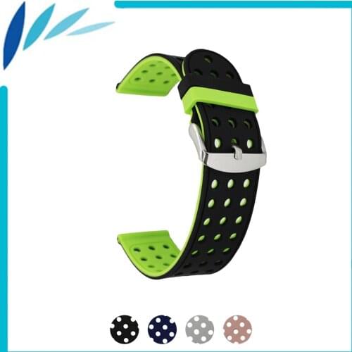 Silicone Rubber Watch Band 18mm 20mm 22mm 24mm for Baume & Mercier Strap Wrist Loop Belt Bracelet Black Green Red Pink Grey