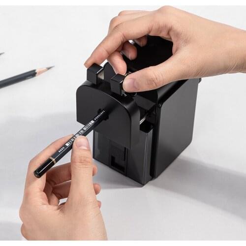 Cute Pencil Sharpener Hand-Cranked Plastic Desktop Student Durable Study Stationery School Supplies Gift Convenient