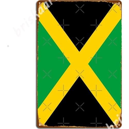 Jamaica Flag Metal Signs Design Cinema Plaques pub Tin sign Posters
