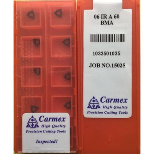06IR A60 BMA 06IR A55 BMA 10pcs/set Carmex Carbide insert Processing: stainless steel. Alloy steel. Etc Free shipping
