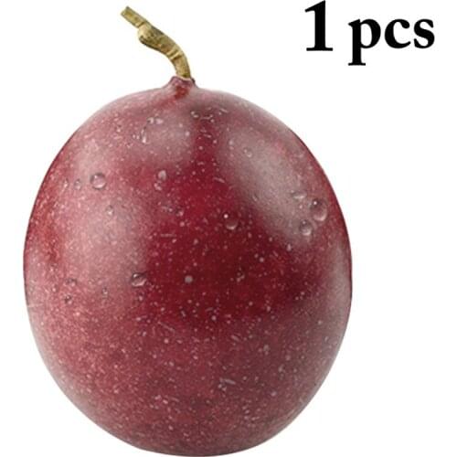 1Pc Artificial Fruit Lifelike Passion Fruit Gold Berry Fake Fruit Photography Prop Home Decoration Supplies
