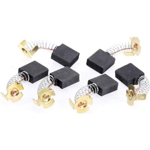10Pcs Mini Drill Electric Grinder Replacement Carbon Brushes 6.8x17x18mm Spare Parts for Electric Motors Rotary Tool