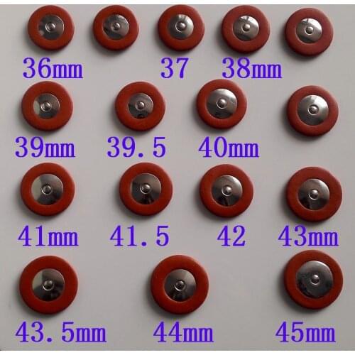 10 Pieces/Lot) 35.5mm To 45mm Individual Saxophone Pads Metal Resonator In Saxophone Repair Parts