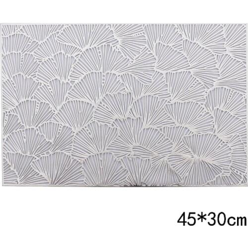 2pcs hollow out dining mat dining table mat tea cup mat PVC heat insulation mat tableware mat for domestic western restaurant