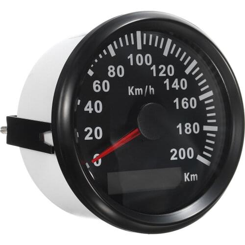 85Mm 200 Km/H Car Motor Auto Stainless Gps Speedometer Waterproof Digital Gauges
