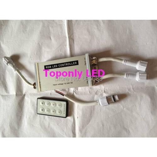 IP65 waterproof DC12v/24v wireless led rgb remote controller 216w/432w equipped by 8-keys rf remote control 100pcs/lot wholesale