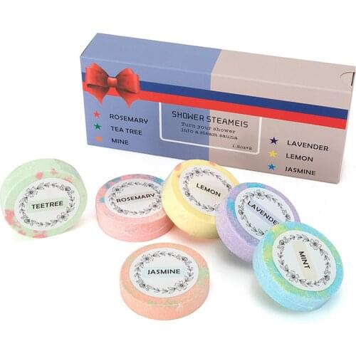 Bath Bomb 6PCS 35g Natural Spa Bath Salt Bombs Ball Bathroom Supplies for Moisturizes Dry Skin Women Girls Birthday Xmas Gift