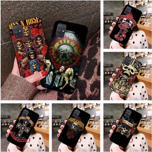 Guns n roses Phone Case For Samsung Galaxy A21S A01 A11 A31 A81 A10 A20E A30 A40 A50 A70 A80 A71 A51