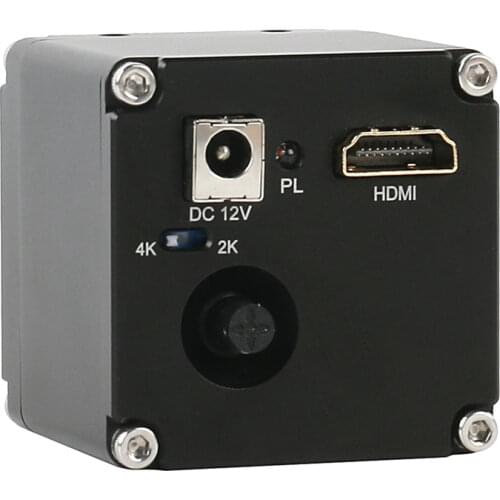 SONY Sensor UHD 2K 4K 1080P HDMI Digital Industrial Video Microscope Camera + 180X 300X C Mount Lens For Lab Phone PCB Soldering