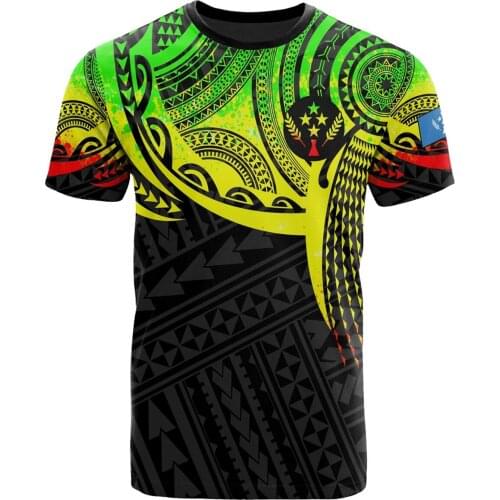 Kosrae t shirts For men 3D Printed Tribal Culture Polynesian Tattoos Turtle Man/Woman Harajuku Streetwear Tshirts Short sleeve
