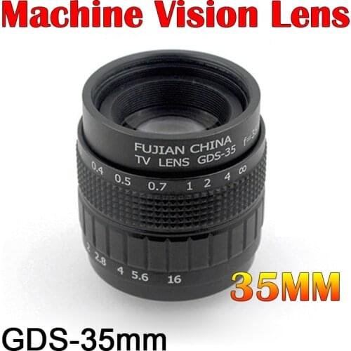 HD Professional C-Moun 35mm f/1.7 2/3 CCTV Lens C Mount CCTV Lens FOR C-Mount cameras