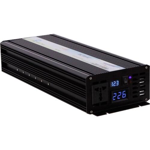 2500W Pure Sine Wave Inverter Solar Inverter 24V 220V DC to AC Car Power Inverter 12V/24V/48V DC to 120V/220V/240V AC Converter