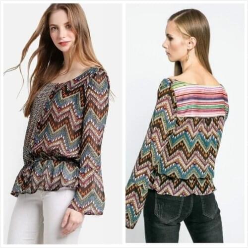 Spanish D chiffon shirt