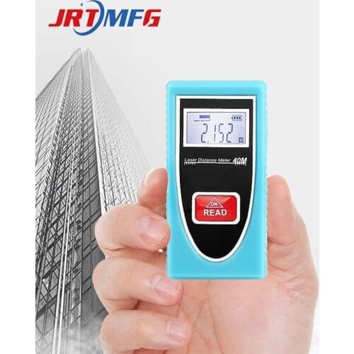 JRTMFG New Laser Rangefinder 40m Infrared Measuring InstrumentHigh Precision USB Charging Single Bond Mini Laser Distance Meter