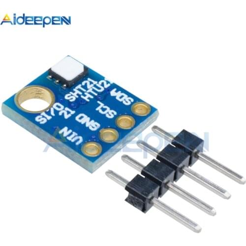 Mini Humidity Sensor With I2C IIC Interface Si7021 Industrial High Precision GY-21 Temperature Sensor Module Low Power CMOS 3V