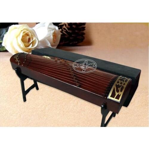 Mini Handmade Model Classical Gu Zheng Doll Ornament Instrument Birthday Gift