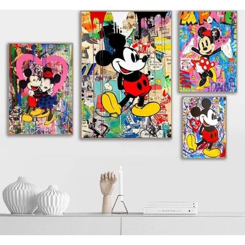 Disney Diamond Painting Disney Mickey Mouse Full Drill Square Diamond Embroidery Mosaic Cross Stitch Kits Home Decor Gift