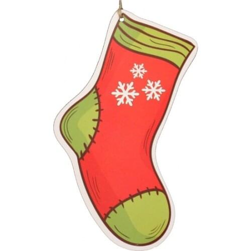 Socks Shaped Carton Can Be hung ornament christmas decorations рождественские украшения