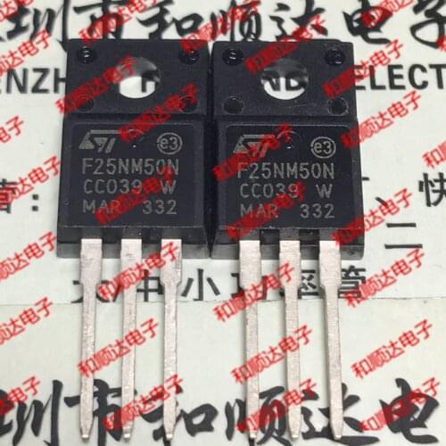 Original New / 5pcs / STF25NM50N 25NM50N TO-220F 500V 25A