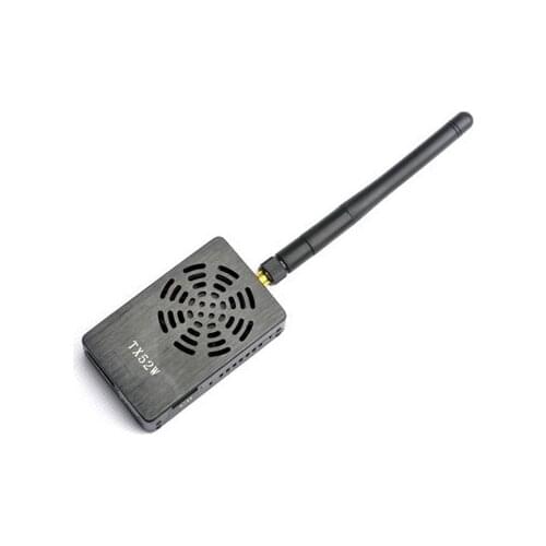 FPV 5.8G 8CH 2000mW High Power A/V Transmitter (TX) TX52W 2 way signal input, signal/ Transmitting frequency switchable in air