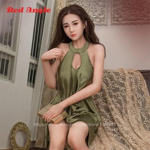 Red Angle realistic Silicone Sex Doll With Implanted Hair adult toys Pussy Vagina Adult Fashion Doll Love Doll For Men Head