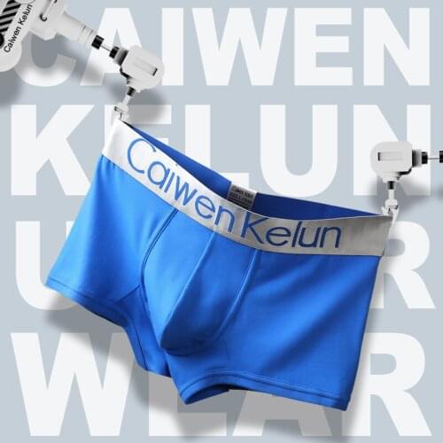 Caiwen Kelun briefs underwear swimwear Mens underwear boxers pure cotton summer thin style breathable sports boxers head shorts