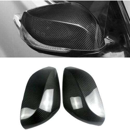 Carbon Fiber Side Rear View Mirror Cover Trim for Infiniti QX30 Q50S Q50 Q60 Q70 2014-2020
