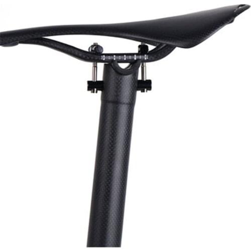 31.8 X 580mm Carbon Fiber Bicycle Seat Post For Folding Bike Lightweight 275g T800 3K Glossy Matte Seatpost
