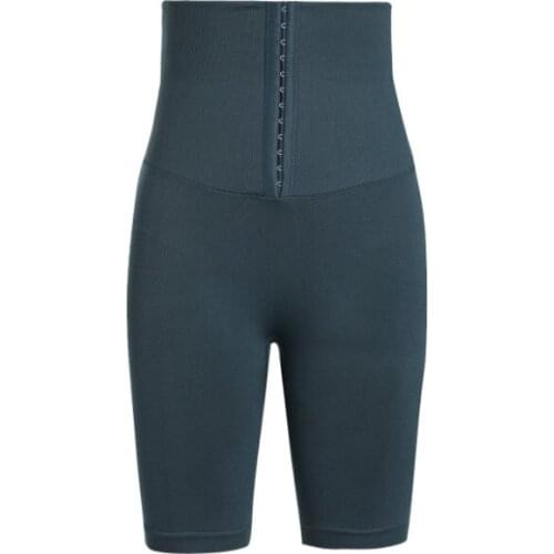 Women Summer Sports Shorts, Solid Color High Waist Buckles Stretch Tight Yoga Short Pants for Girls, 3 Colors