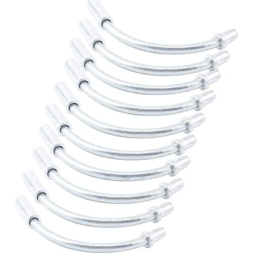 10pcs Aluminum Dustproof Bike V-Brake Noodle Cable Guide Front Rear Accessories