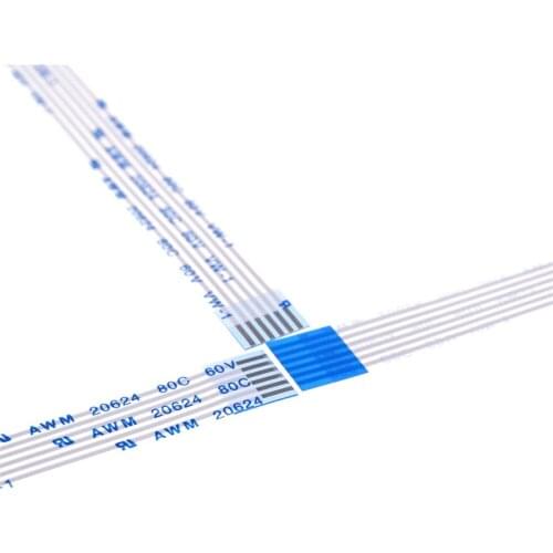 10pcs Flexible Flat Cable FFC 5 PIN 1.25 mm pitch Contacts Same Sides directions 250 mm Length Type A