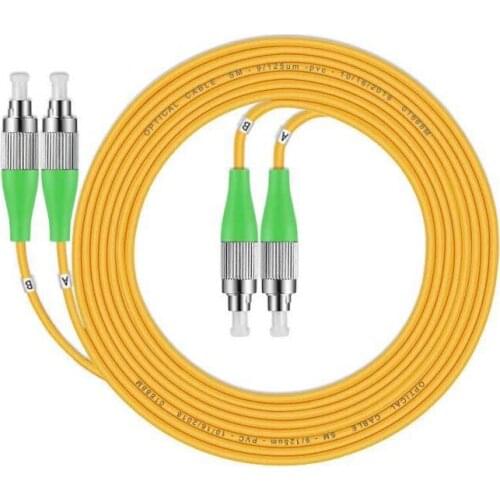3.0mm 9/125 SM Duplex FC/APC to FC/APC Fiber Optic Patch CordJumper Cable