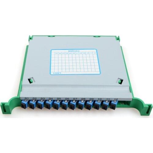 3pcs Fiber Optic Splice Tray MINI 21CM SC 12 Core FTTH Fusion APC ODF Cabinet Distribution Integrated module factory wholesale