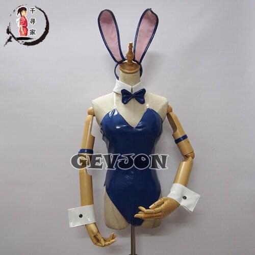 Anime To LOVE Kotegawa Yui Cosplay Costumes Blue Sexy Bunny Girl Jumpsuit Full Set Role Play Clothing High-End Custom-Make