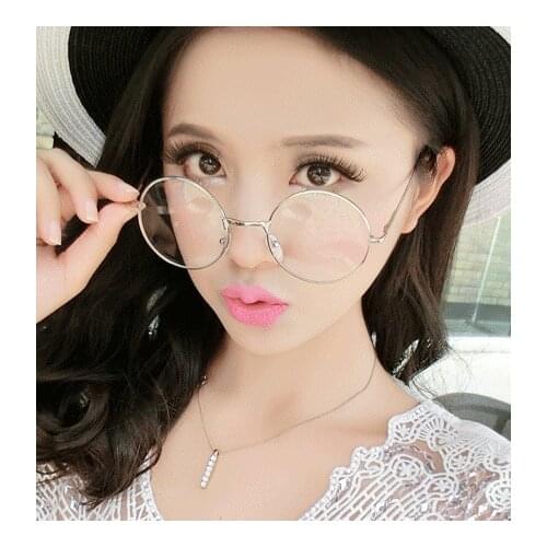 Brand Designer Eyeglass Frames Women Glasses 2017 New Style Glass Frames For Men Retro Metal Small Round Eyeglasses Frames Y27