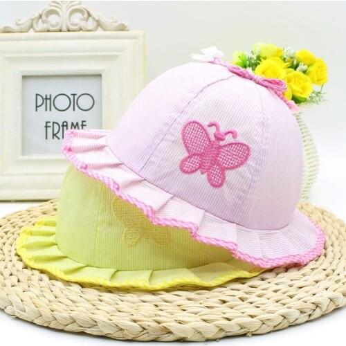 Baby Hat Creative Cute Butterfly Sun Shade Princess Hat Children Outdoor Travel And Play Sun Hat Boys And Girls Available