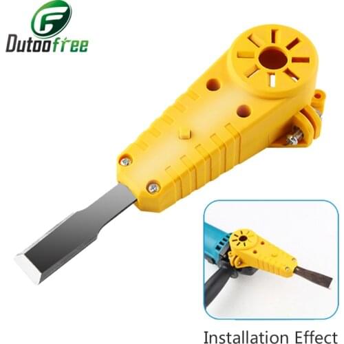 Woodworking Power Chisel electric Carving Chisel for M10/M14 Angle Grinder Refit Kit Woodworking Tool Electric Power Tool