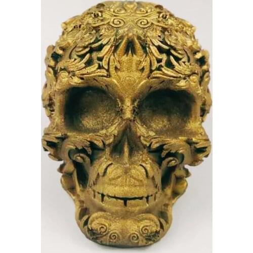 New Large Size Skulls Silicone Candle Mold for Handmade Desktop Decoration Gypsum Epoxy Resin Aromatherapy Candle Soap Mould