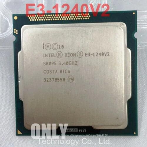 Intel Xeon E3-1240v2 E3 1240V2 8M Cache 3.40 GHz SR0P5 LGA1155 E3 1240v2 CPU Processor free shipping E3-1240V2