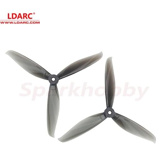 2Pairs LDARC 7040 7 Inch 3-Blade CW CCW PC Propeller 5mm Center Hole 178mm Prop Diameter 8.26mm Hub For RC FPV Racing Quadcopter