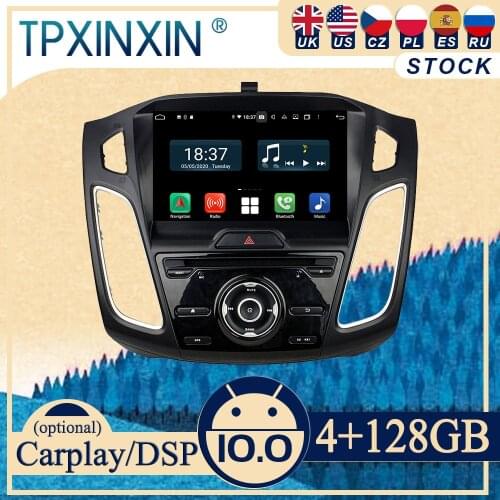 PX6 For Ford Focus 2015-2018 Android10 Carplay Radio Player Car GPS Navigation Head Unit Car Stereo WIFI DSP BT