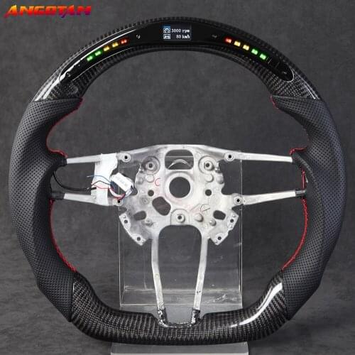 LED and Carbon Fiber Steering Wheel Fit For Porsche Cayenne Macan Panamera Cayman 718 991 918