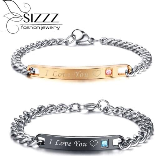 Браслеты для влюбленных SIZZZ China At AliExpress