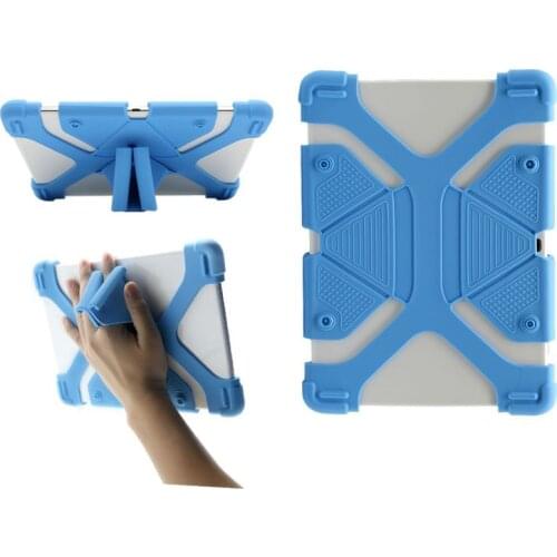 VNSTRIP Universal Soft silicon protective case for Tablet PC 7 8 inch Antishock Easy holder Stand for iPad mini Kids Samsung