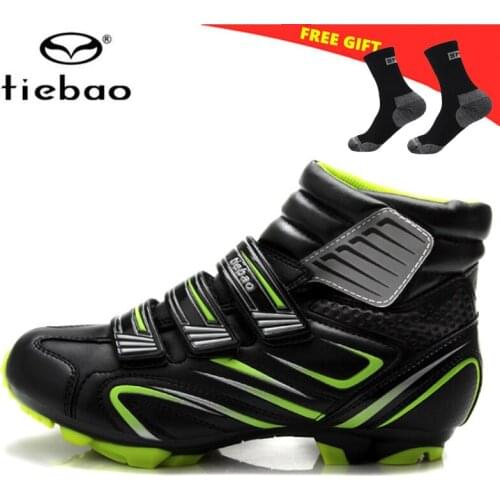 Tiebao sapatilha ciclismo mtb Winter Cycling Shoes Red Mountain Bike Windproof Bicycle Cycle shoe spinning class bicycle shoes