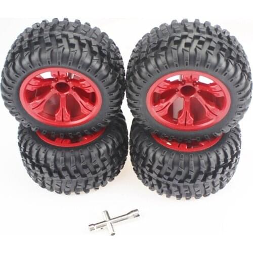 For Wltoys 12428 124019 124018 144001 RC Car Upgrade Parts Wheel Rim Large Tire Widened Tyre Spare Accessories