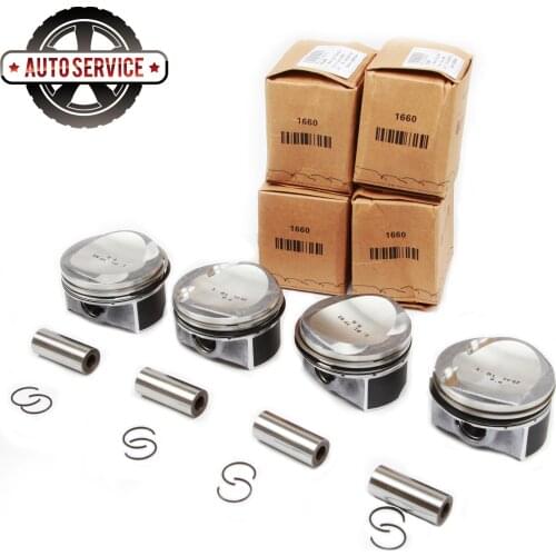 06H 107 065 BK Oversize Piston Ring & Piston Assembly Pin Φ21MM For VW Golf MK6 Passat B6 Audi A3 A4 TT 1.8TFSI CDAA 06H198151B