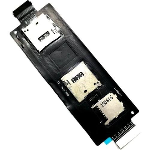 1pcs New Dual Sim Card Reader Slot Socket Holder Flex Cable Connector For Asus ZenFone 2 Zenfone2 ZE551ML ZE550ML
