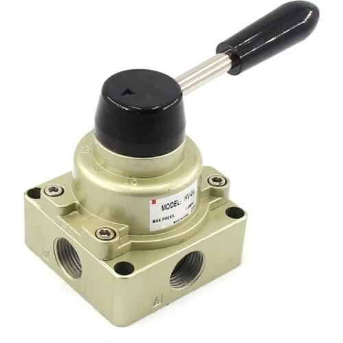 1 PC Hand valve HV-02/03/04/HV200D/B/K34R6/4HV210-08 Pneumatic cylinder hand rotary valve